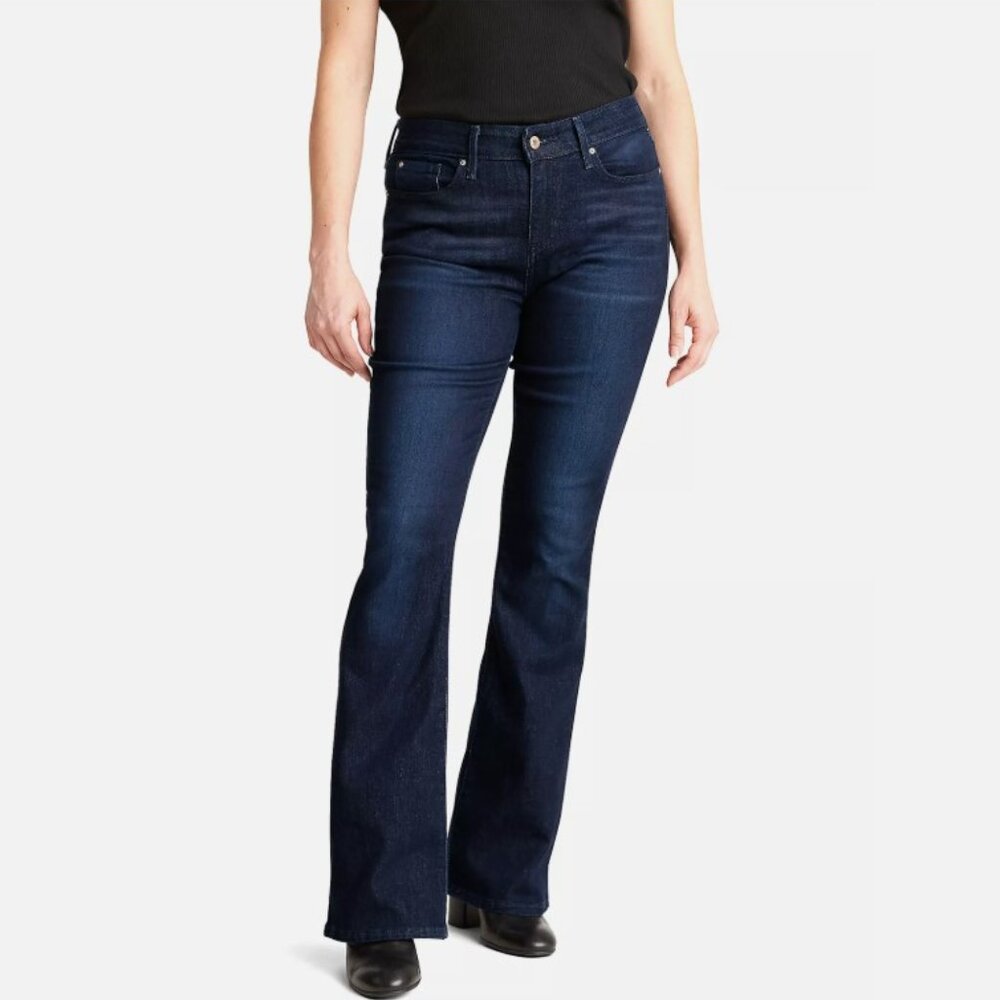Signature by Levi Strauss Co Women's Shaping Mid Rise Bootcut Jeans